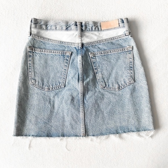 Mango Paneled Dual Denim Skirt - Picture 8 of 11